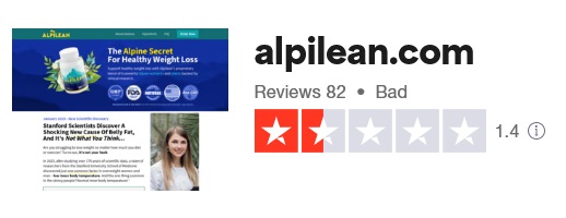 alpilean reviews trustpilot